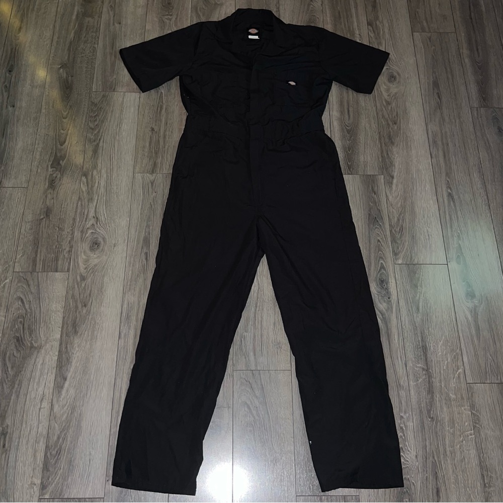 🦺 Dickies Jumpsuit Short sleeve Coverall - Black, size MR Medium Regular